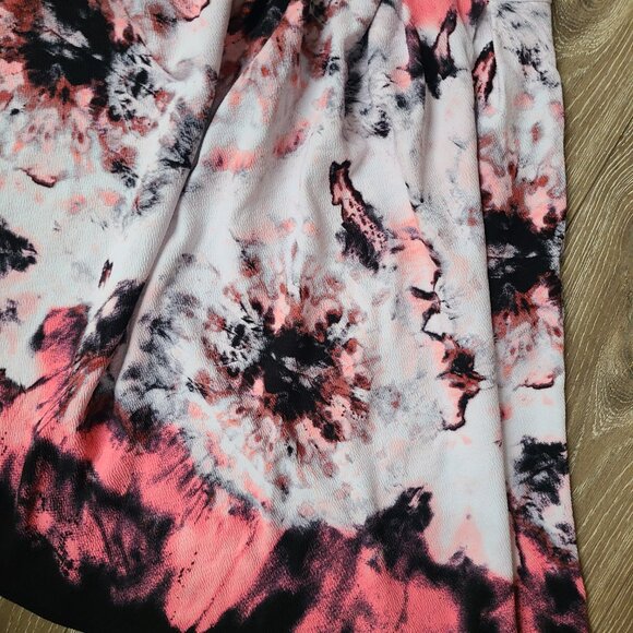 RARE Pink and Black Tie Dye Dress - Lularoe Amelia UNICORN! - Picture 5 of 8